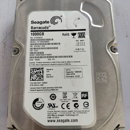 议价DELL戴尔ST1000DM0031TSATA7.2可维修