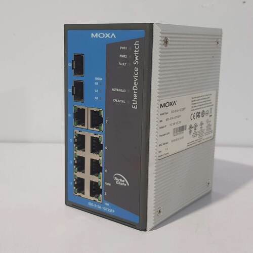 MOXA EDS510A1GT2SFP Etherdevice Schalter 1201005100011 Rev.1
