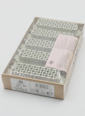 5xIlmeCDF64CDF64Gr.104.27Buchseneinsatz-unused/OVP-