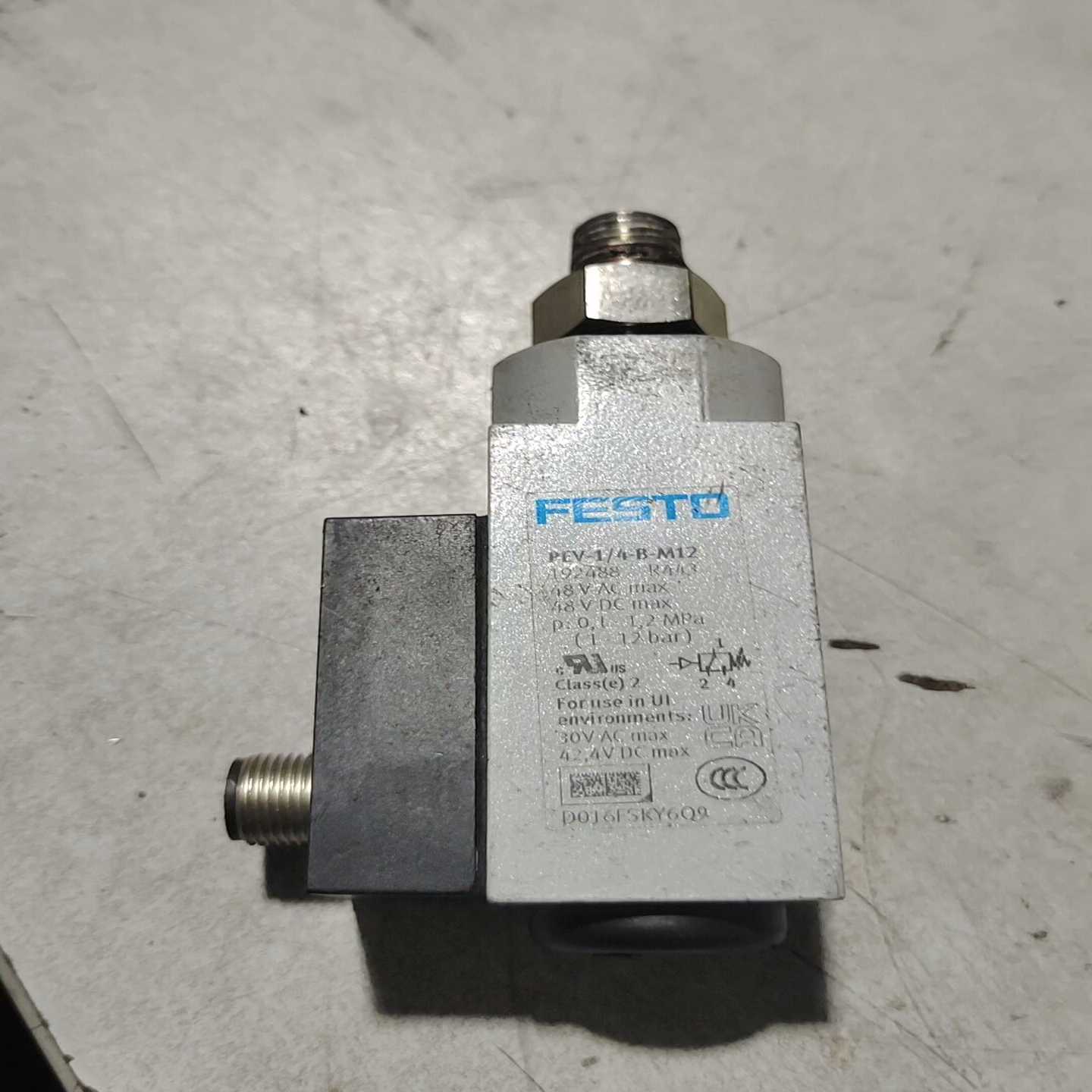 费斯托电磁阀PEV-1/4-B-M12192488询价