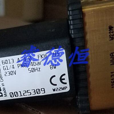 供应宝德电磁阀6013-00125301/00125304/00125309全新现货*