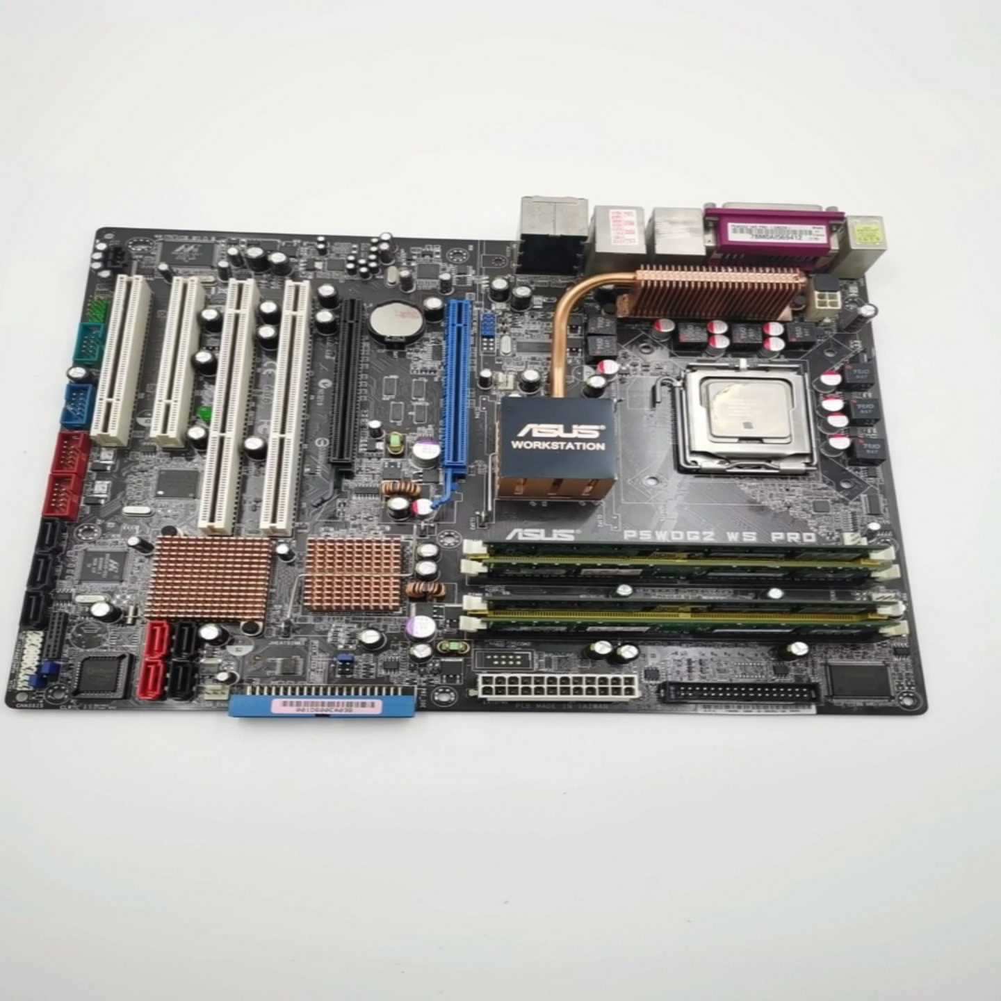 P5WDG2 WS PRO原装华硕775针104G版本双网