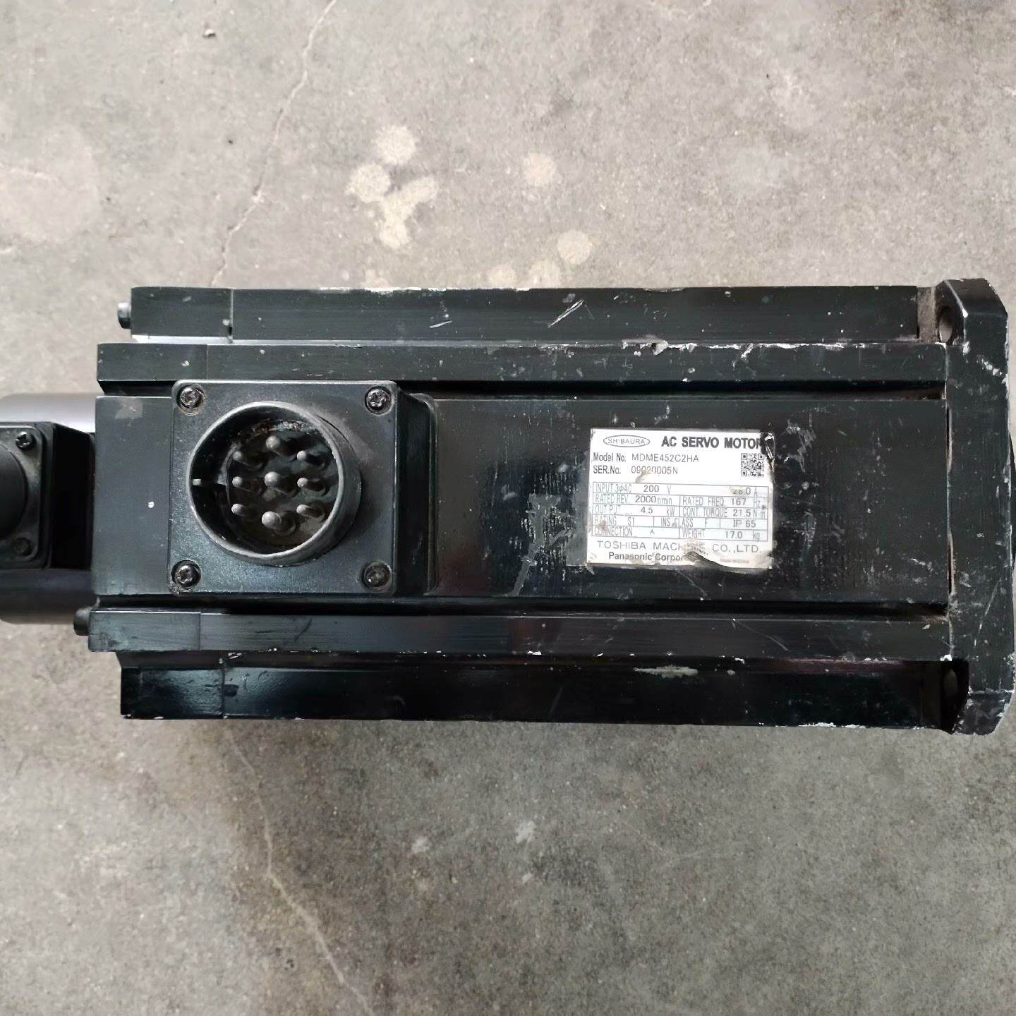东芝伺服电机MDME452C2HA 4.5KW 带刹车 实物议价