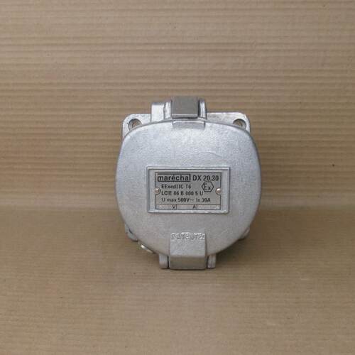 MARECHAL DX 20.30 500V 30 AMP SOCKET EEXEDLLC T6   AK