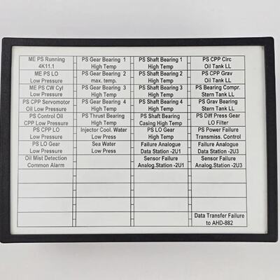 Boning EDA 47 Alarm and Display System