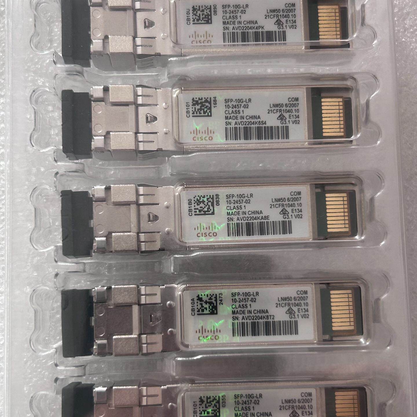 思科原装SFP-10G-LR光模块  新款镭射标 全新工包--议价商品