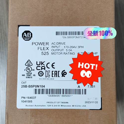 25B-B5P0N104  罗克韦尔AB  变频器   全新-议价120