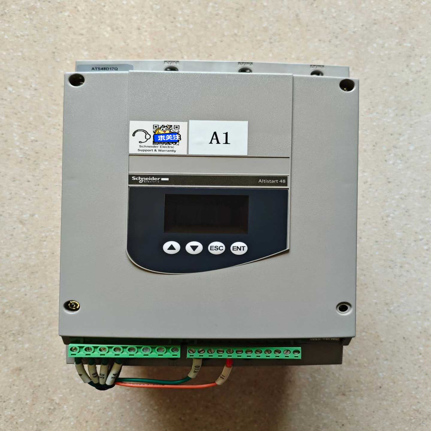施耐德软启动 ATS48D17Q 剪线拆机，实物拍摄，功能正一议价