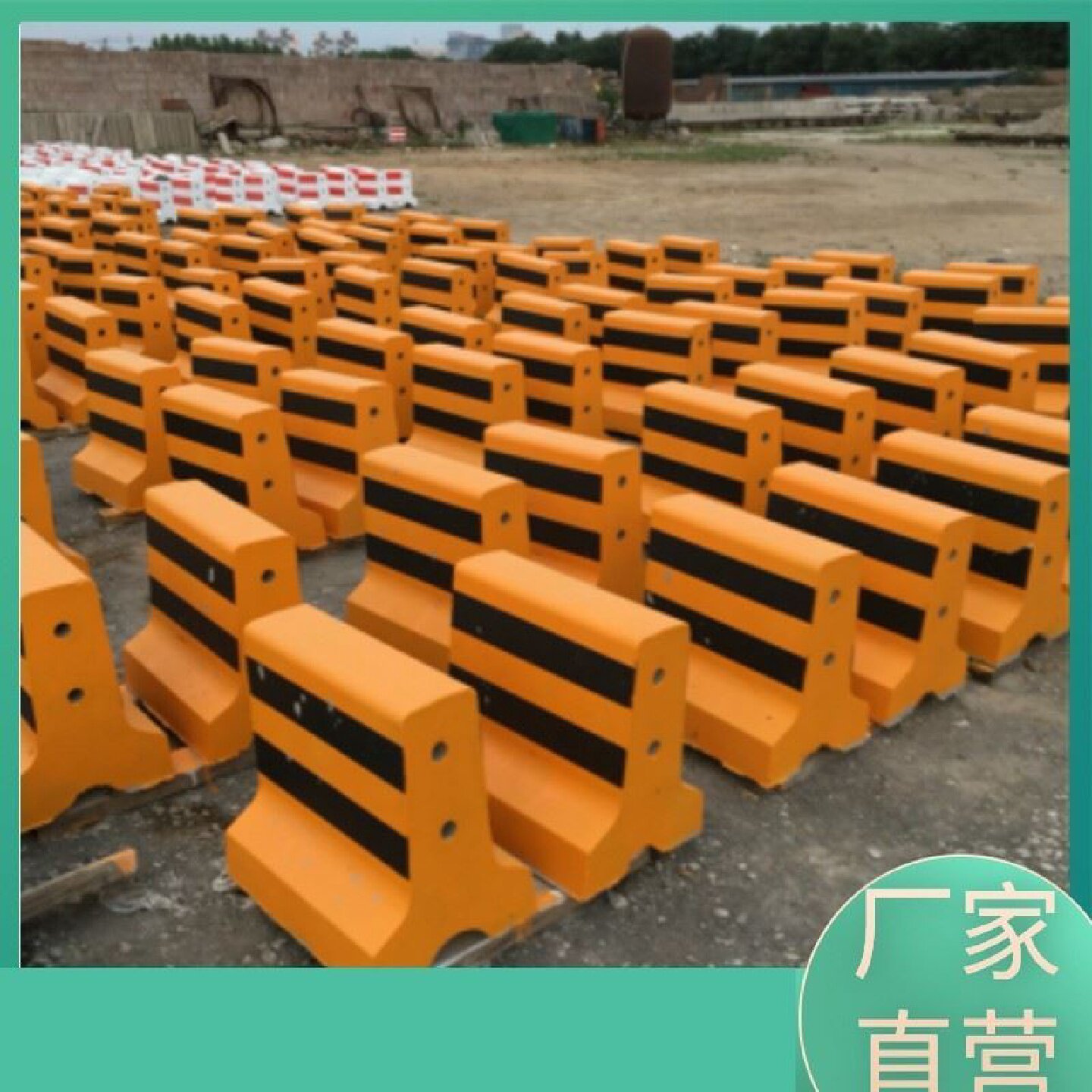 混凝土施工护栏水泥隔离墩停车场警示墩围挡墩高速道路分流防撞墩