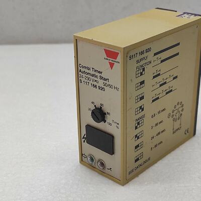 CarloGavazziS117166920Combi定时器自动启动24230伏交流直流S117