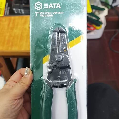 世达（SATA）91202 带刃口多功能剥线钳7英寸压线议价