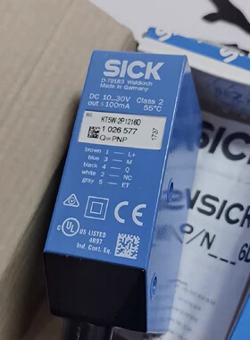 议价西克色标感测器KT5W-2P1216D订货号1026577全新原装