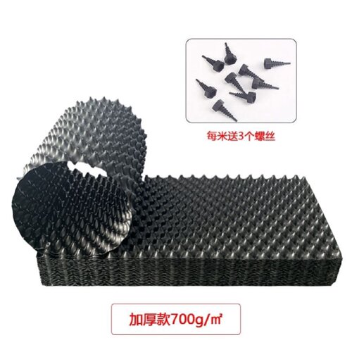 控根器植树专用围树板塑料排水板黑色限根器园林绿化阻根板加厚