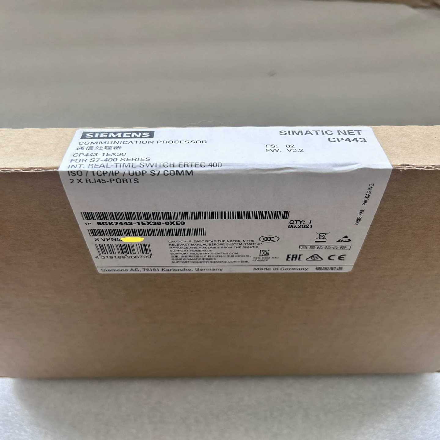 6GK7443-1EX30-0XE0实图外询价