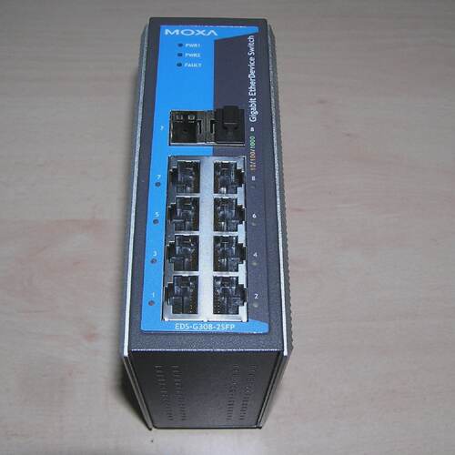 MOXA 1201003085020 EDSG3082SFPT Unmanaged Switch IE used exc