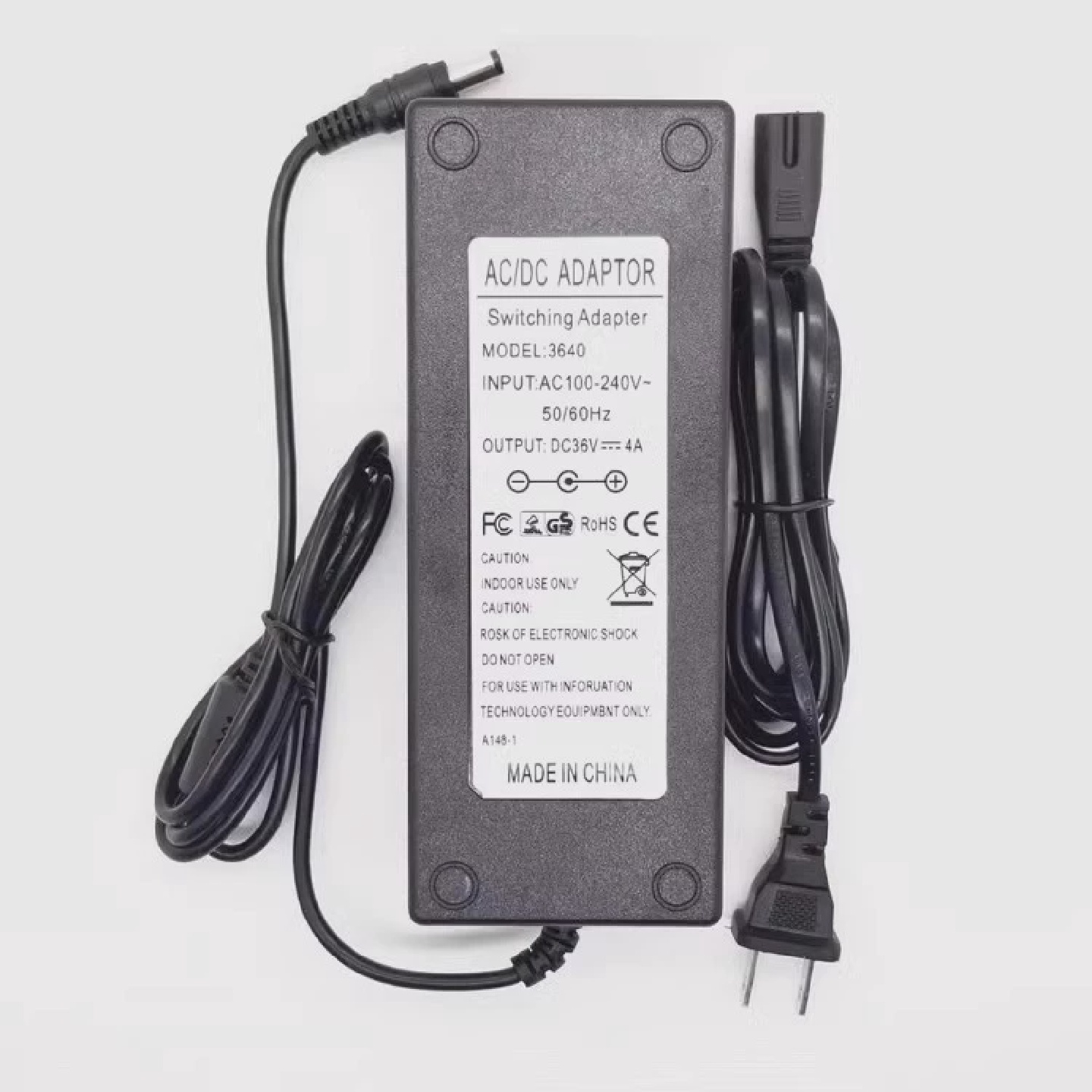 适用于艾益生温坐仪AYS-003开关电源线36V3A3.3A通用100W适配器线