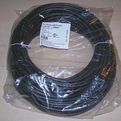 NEW  Leuze 678058 CBM1225000E5GF Connection cable 25m M12 se
