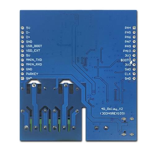 STM324G联网双路继电器开发板Air780e模组