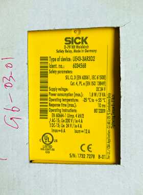 SICKUE43-3AR3D26034568库询价