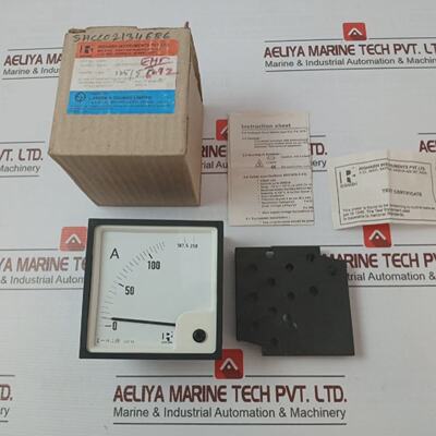 RISHABH EQ 96 Movimiento Hierro Metro AC Ammeters Y Voltmete