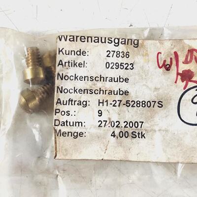 Cam Screw for PN H127528807S Hamworthy 2TF5  2TF54 Spares Pa