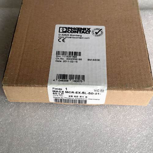 全新原装 菲尼克斯 MACX MCR-EX-SL-SD-21-60-LP - 2865515—议价