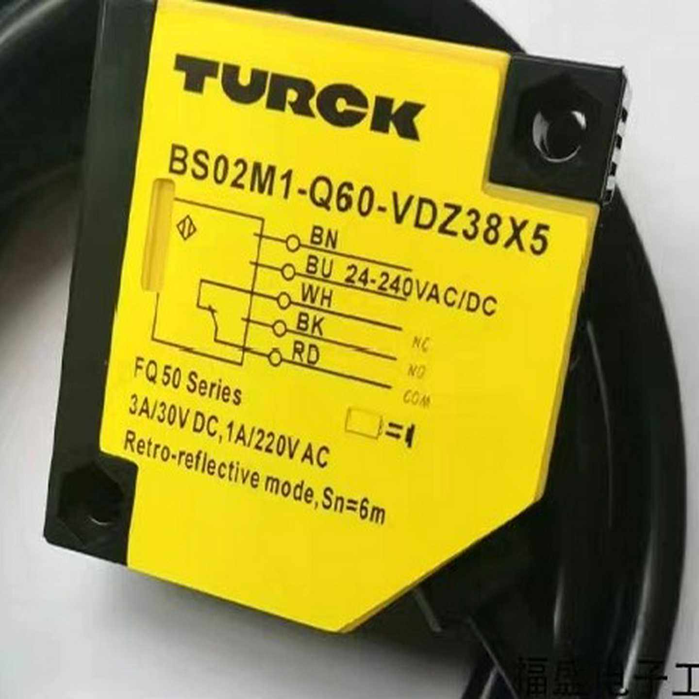 图尔克光电开关BS02M-Q60-VDZ38X5BSO2L2{议价}