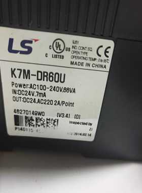 LS产电PLCK7M-DR60U(N)，K7M-DR40U--议价商品