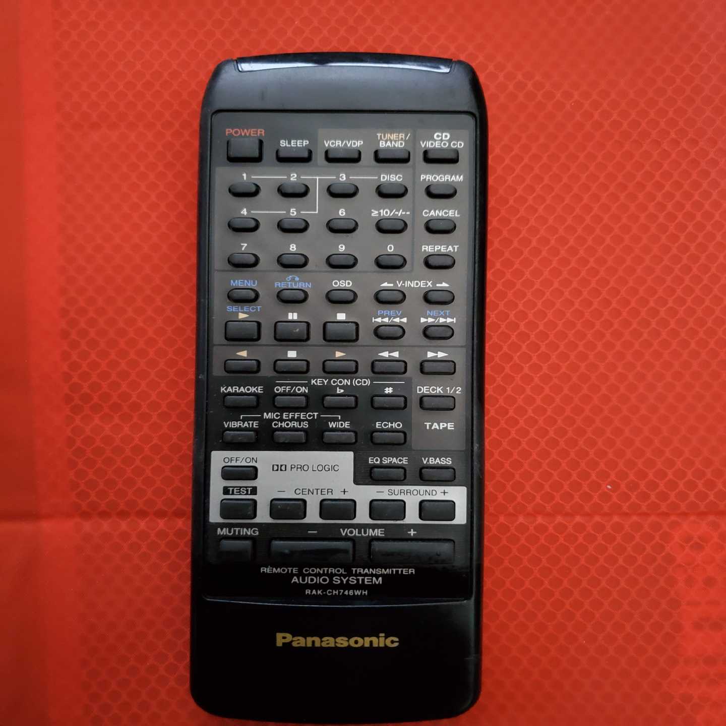 松下组合音响遥控器RAK-CH746WH遥控器--议价商品