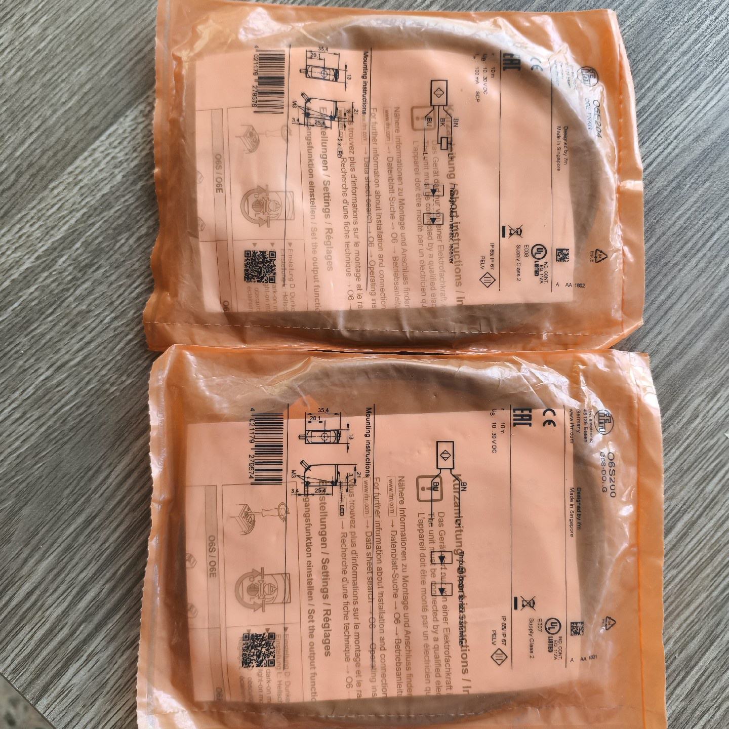 询价IFM易福门O6S200易福门O6E204 - 实物图