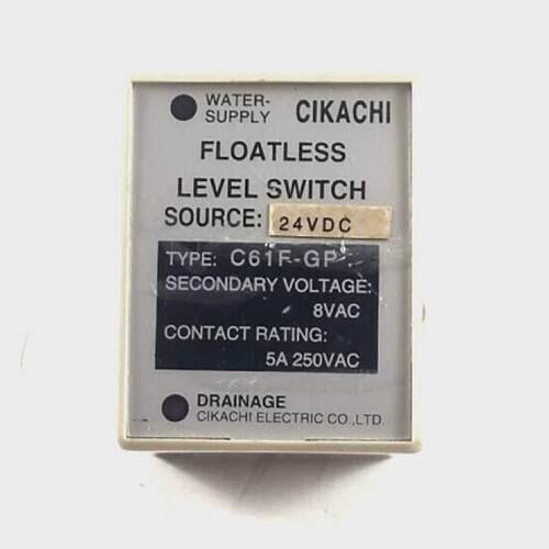 Drainage Cikachi C61FGP Floatless Level Switch 24VDC 8Pin