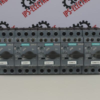 5x BUNDLE SIEMENS 3RV20111CA10 QM71QM7QM73GM3QM72 33A DISJON