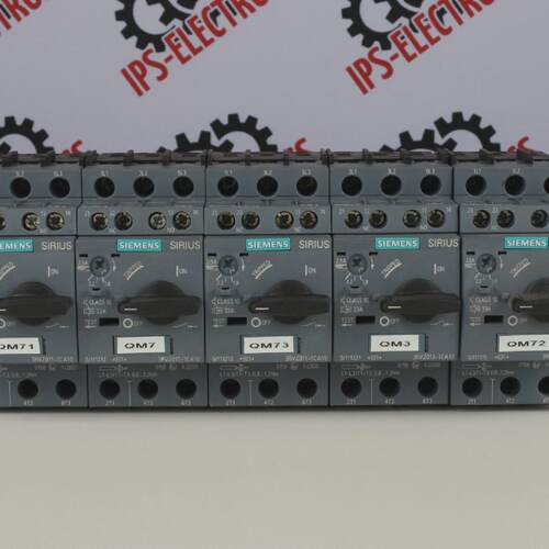 5x BUNDLE SIEMENS 3RV20111CA10 QM71QM7QM73GM3QM72 33A INTERR