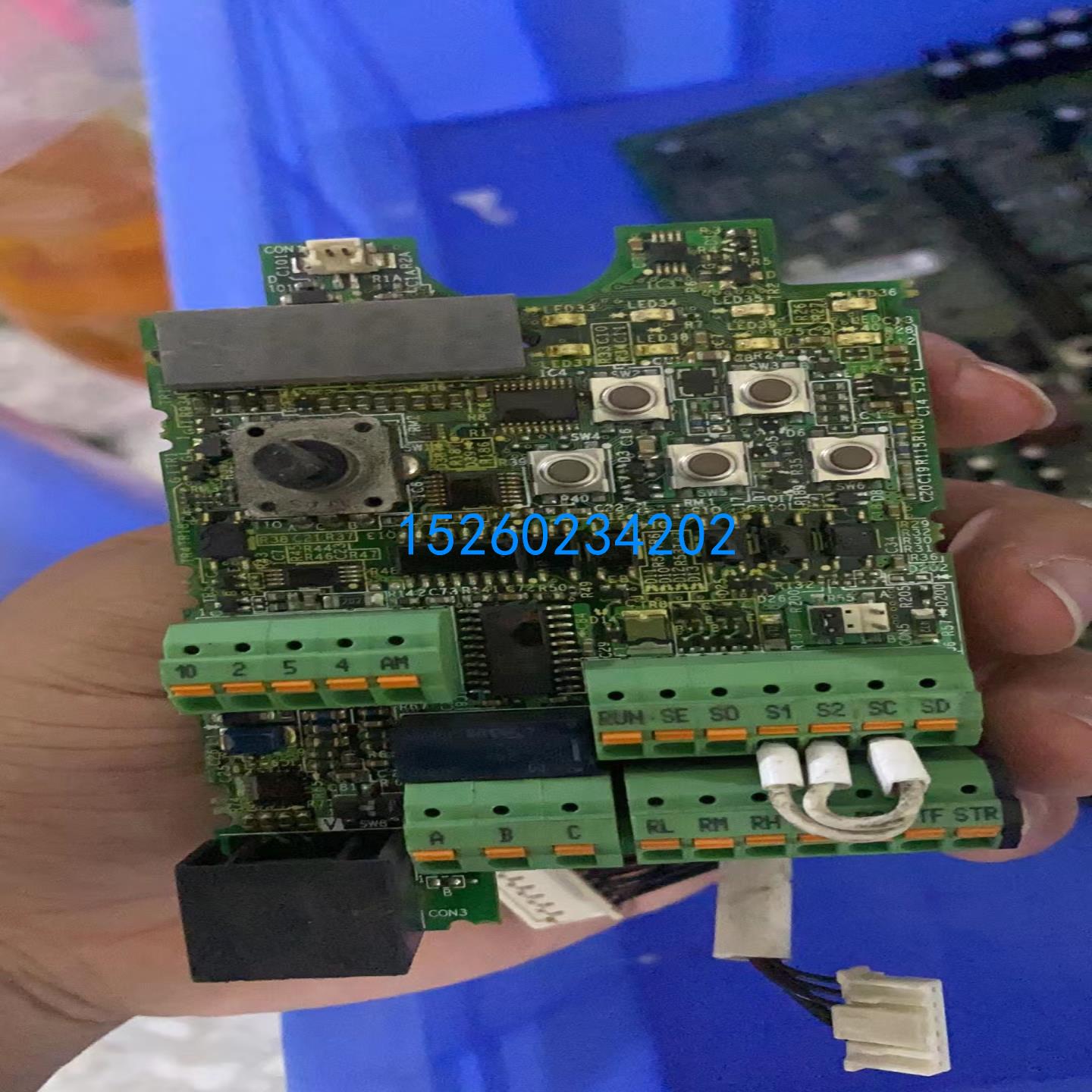 二手D70CA15D-A BC186A830G54 三菱变频器主板 CPU板