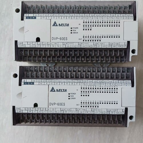 【询价】台达PLC DVP60ES00R2成色实物图，功能正常，单台