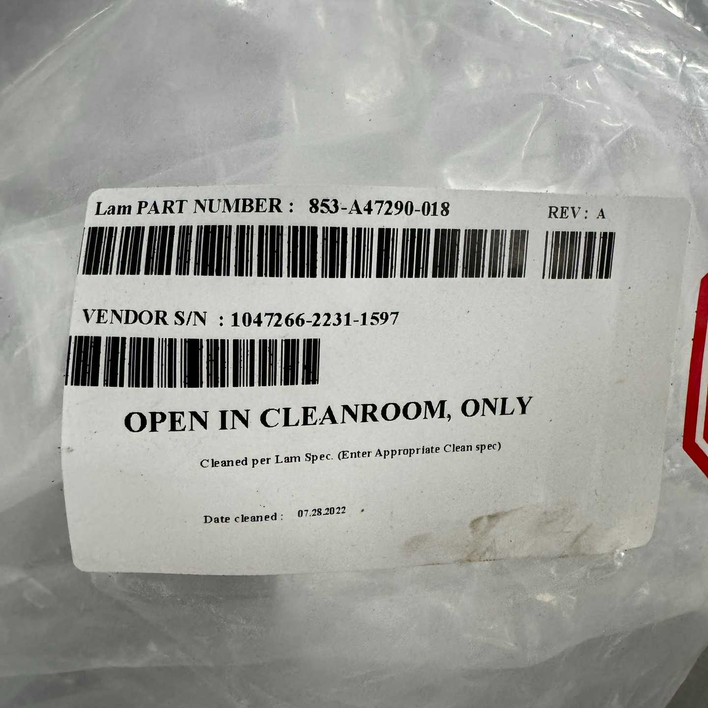 LAM控制器，型号853-A47290-018，序列号104--议价商品