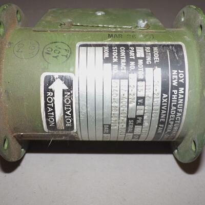 Joy Manufacturing Grumman Aircraft Axivane Fan PN X702274