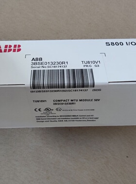 议价ABB DCS S800 I/O模件底座TU810V1全新原装正品3BSE013230R1