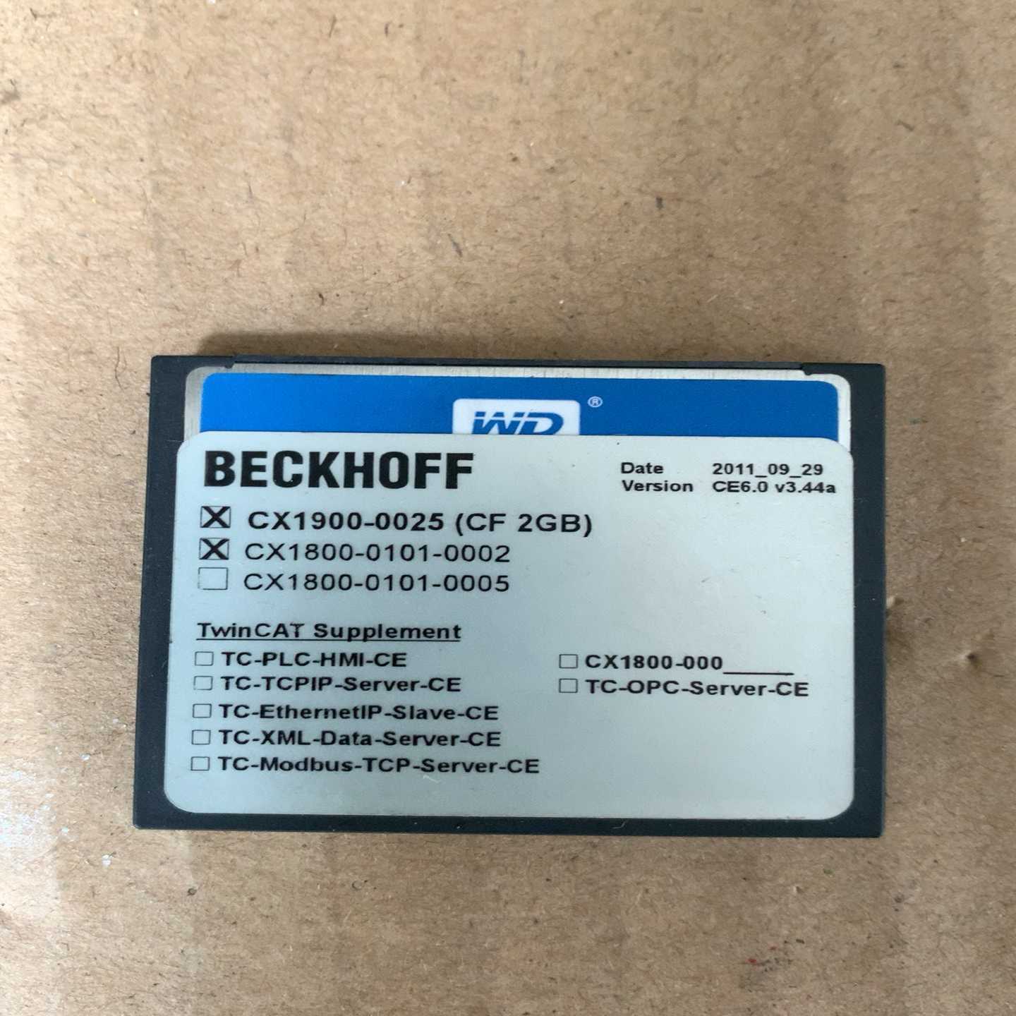 【议价】倍福内存卡CX1020-0122适用