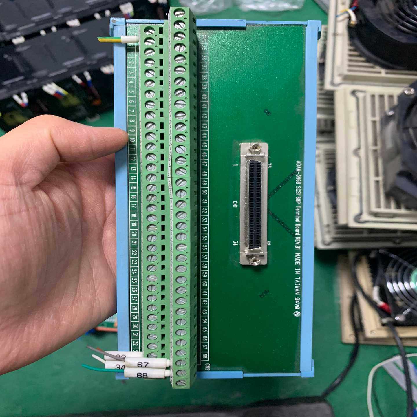 研华ADAM-3968端子板，实物图，成色很好询价