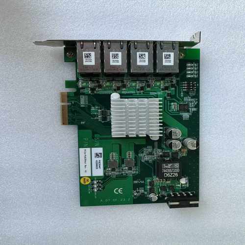 议价台湾宸曜图像采集卡4口千兆网卡PCIe-PoE354at