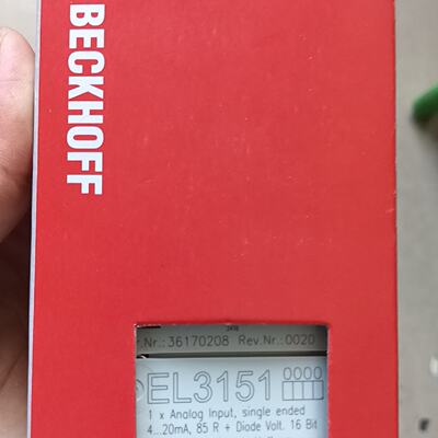 BECKHOFF倍福模块EL3151顺丰拍前询价下单