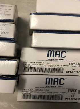 （议价）MAC电磁阀34C-ABA-GDMA