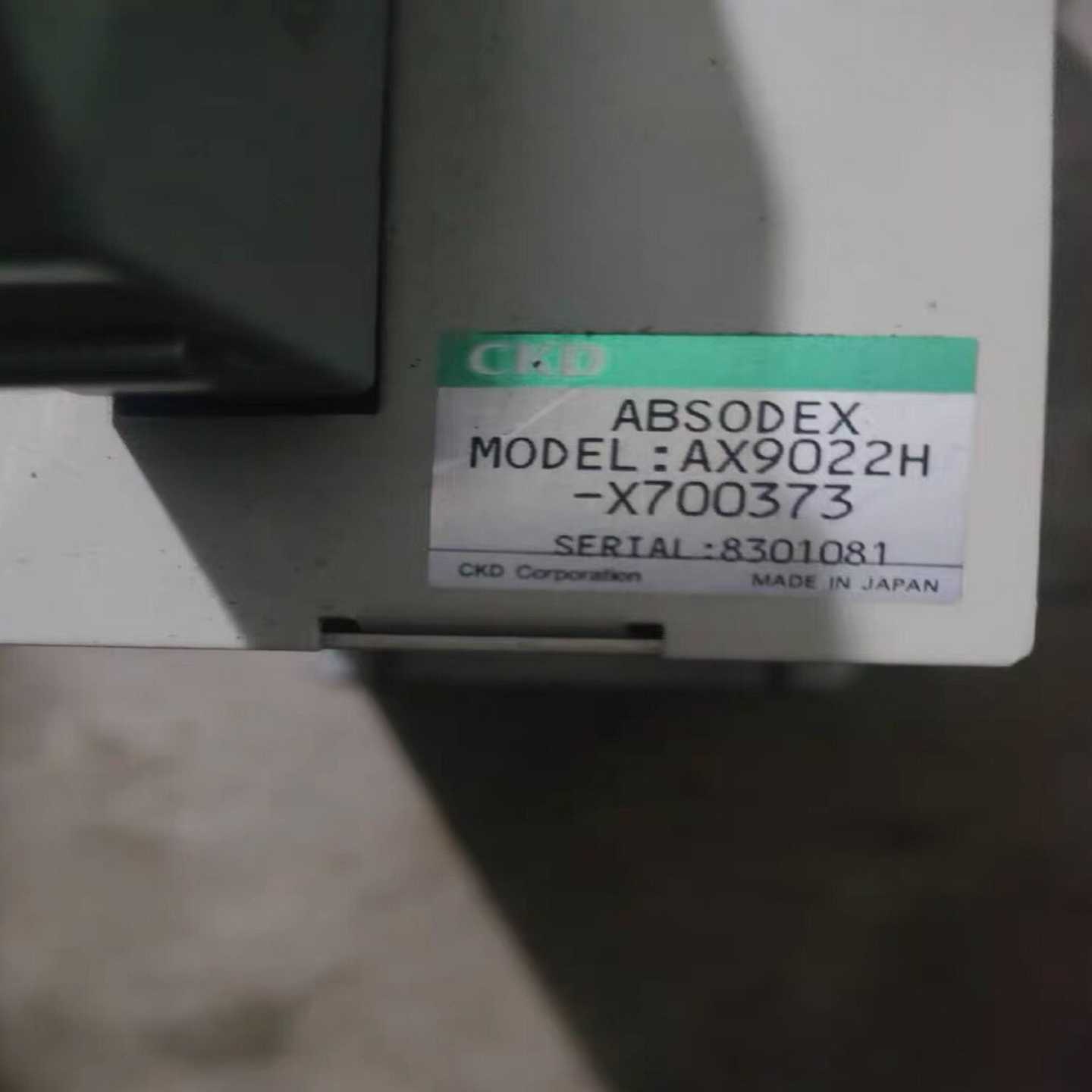 AX9022H-X700373   CKD伺服电机驱动器拆，议价