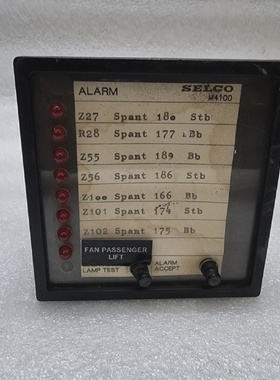 SELCO M410020 ALARM INDICATOR PANEL 24VDC
