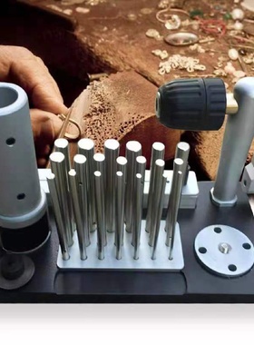 不锈钢拉丝器小型圆管紧线器手摇手动卷线绕丝器首饰项圈工具
