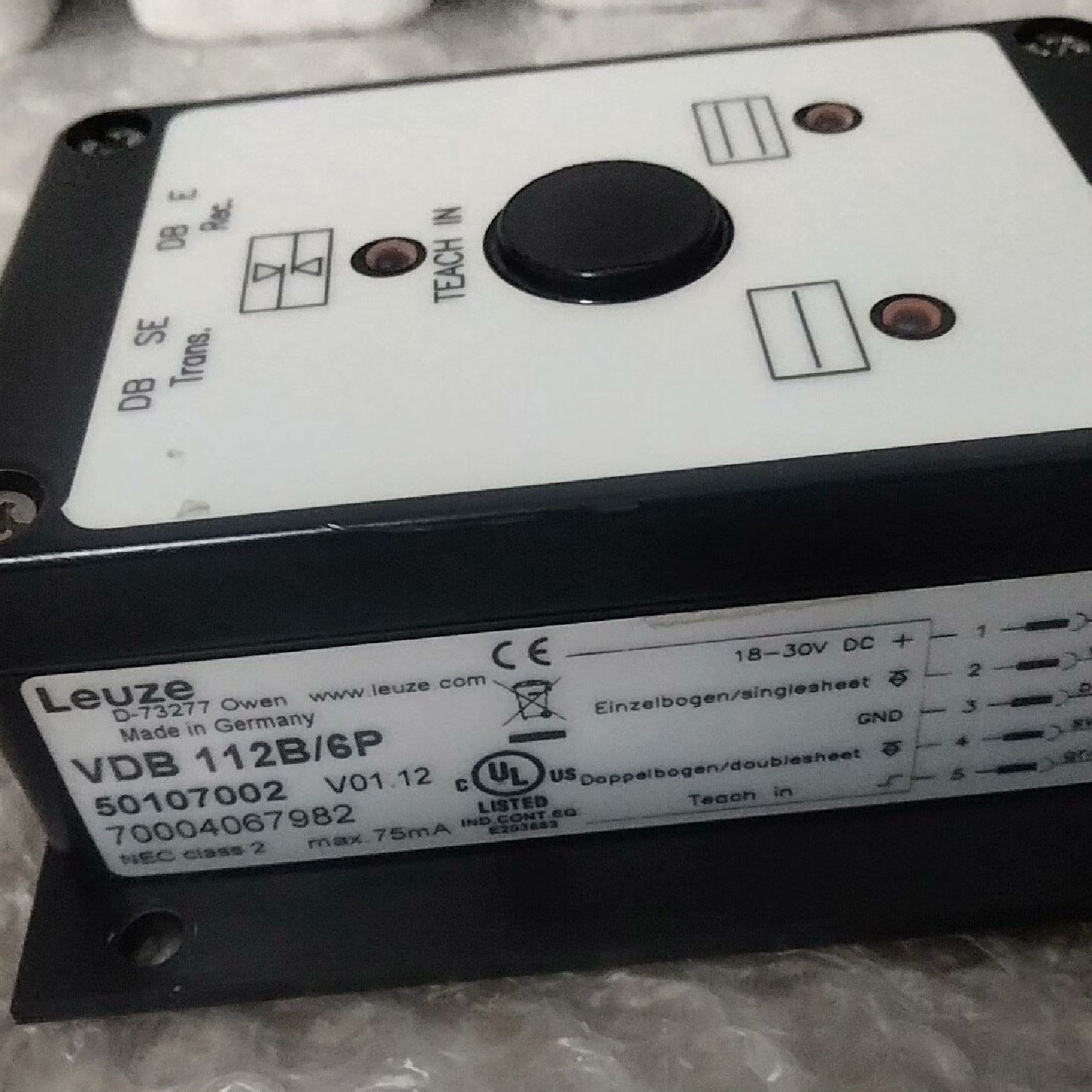 议价进口德国进口货劳易测双张检测主机型号VDB112B6P议价