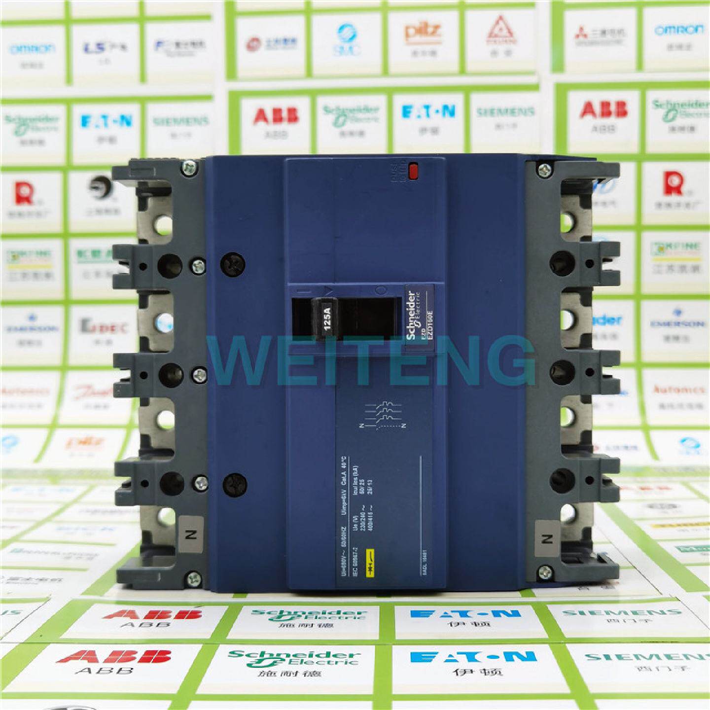 供应9年老店  EZD160E 4125 空气开关125A三相四