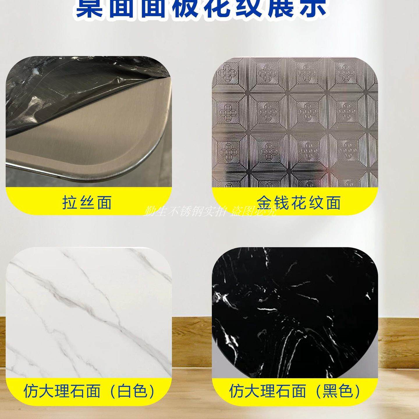 不锈钢折叠桌一体式电磁炉圆形吃饭火锅商用烧烤摆摊方桌聚餐便宜