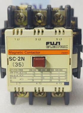 富士电气SC2N353POLE35A380440VAC磁性接触器SC2N免运费